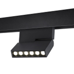 359494 SHINO NT24 138 черный Трековый низковольт. св-к диммир. со сменой цв.температуры, пульт ДУ/Tuya Smart Life IP20 LED 12W 48V 3000-6500K FLUM