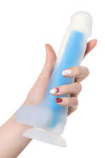 Фаллоимитатор светящийся в темноте Beyond by Toyfa синий 16,5 см