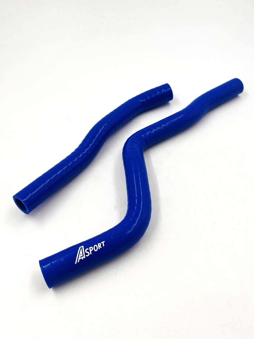 Патрубки отопителя Нива 2123 силикон синий 2 шт