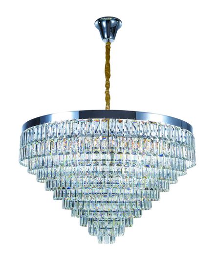 2752R/22A CHROME+CLEAR (1) Люстра (в 2-х коробках) NW