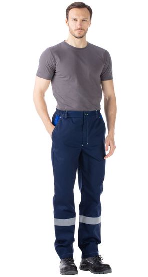 Костюм "Джокер" 240 брюки (т.синий/василек/лайм)