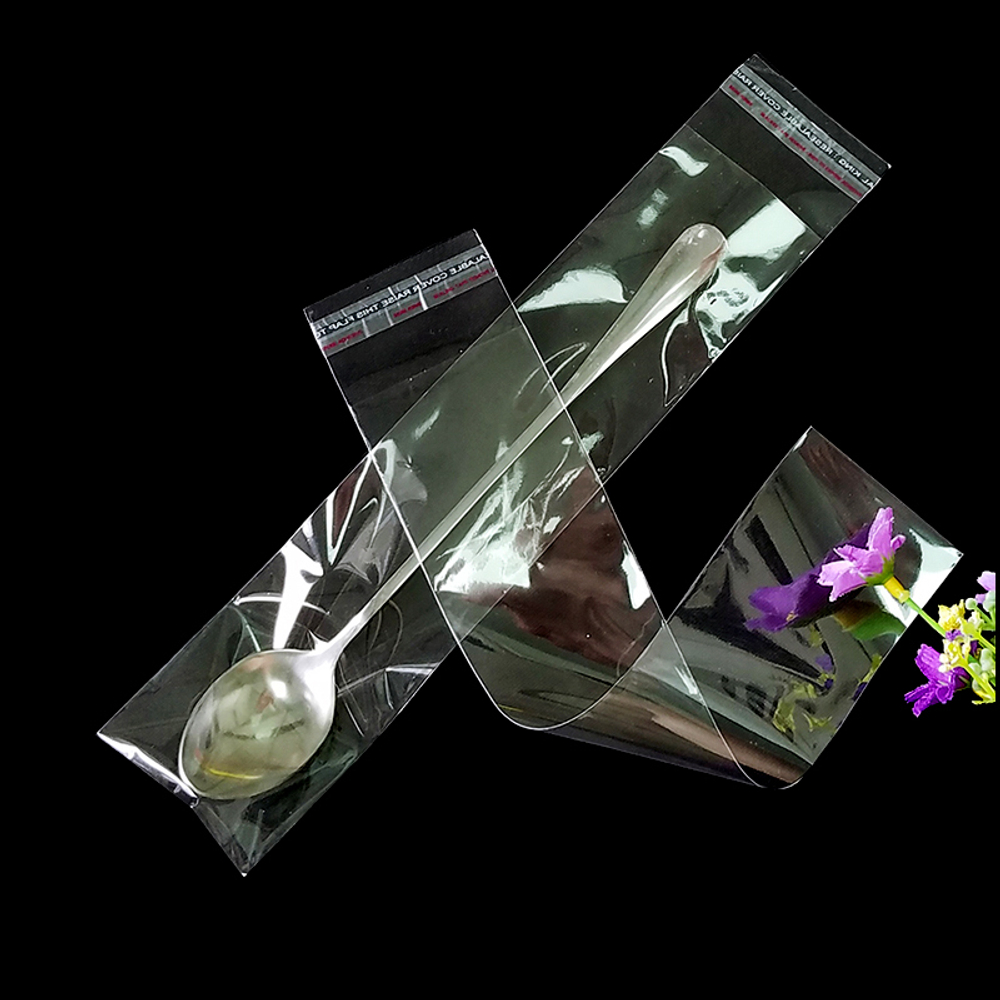 Пакеты БОПП с клеевым клапаном 11х21+3см 25мкм (100/1000шт)