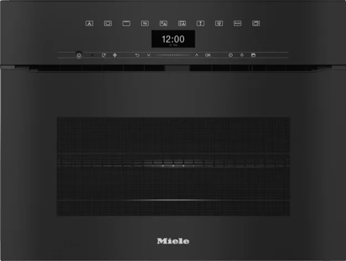 Компактный духовой шкаф с СВЧ Miele H7440BMX OBSW