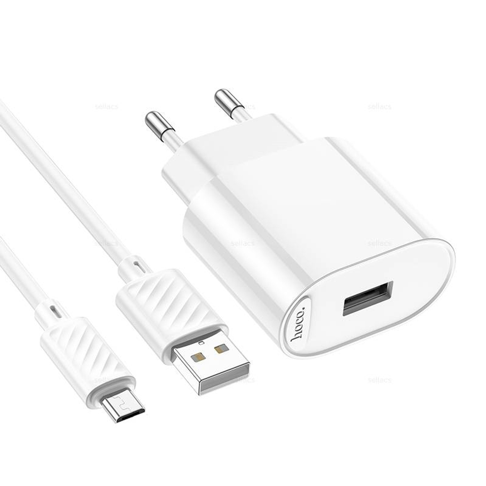 Зарядное устройство на Micro-USB Hoco C109A 10.5W (white)