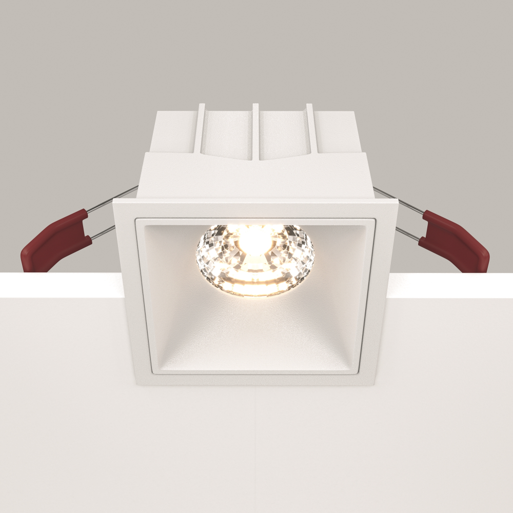 Встраиваемый светодиодный светильник Maytoni Alfa LED DL043-01-15W3K-D-SQ-W