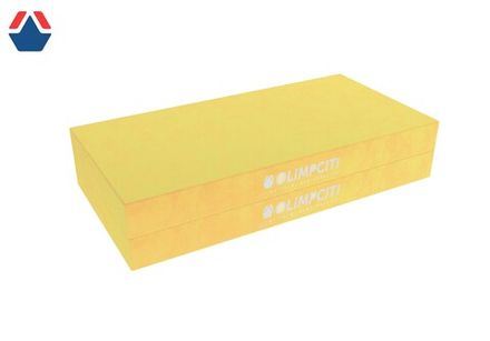 Мат спортивный складной 1000х1000х100 мм  2 сложения (вин.кожа) ЖЕЛТЫЙ