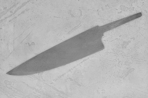 Заготовка для ножа, сталь AUS10Co 3,0мм. Модель "Аппарель ГШ195" с клинком 195мм, ТО 61-62HRC