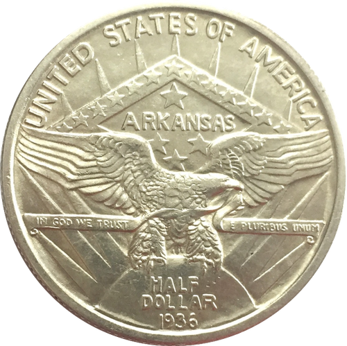50 центов США Arkansas Centennial 1936