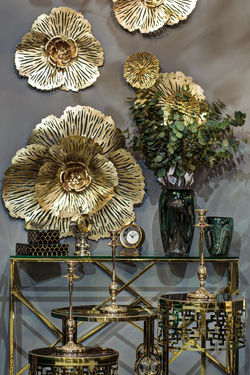 GY-CST2051214GOLD Консоль прозрачное стекло/золото30*115*78см