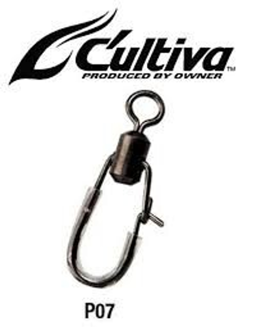 Вертлюг Cultiva с карабином и кембриком 72807 №0 (P-07)