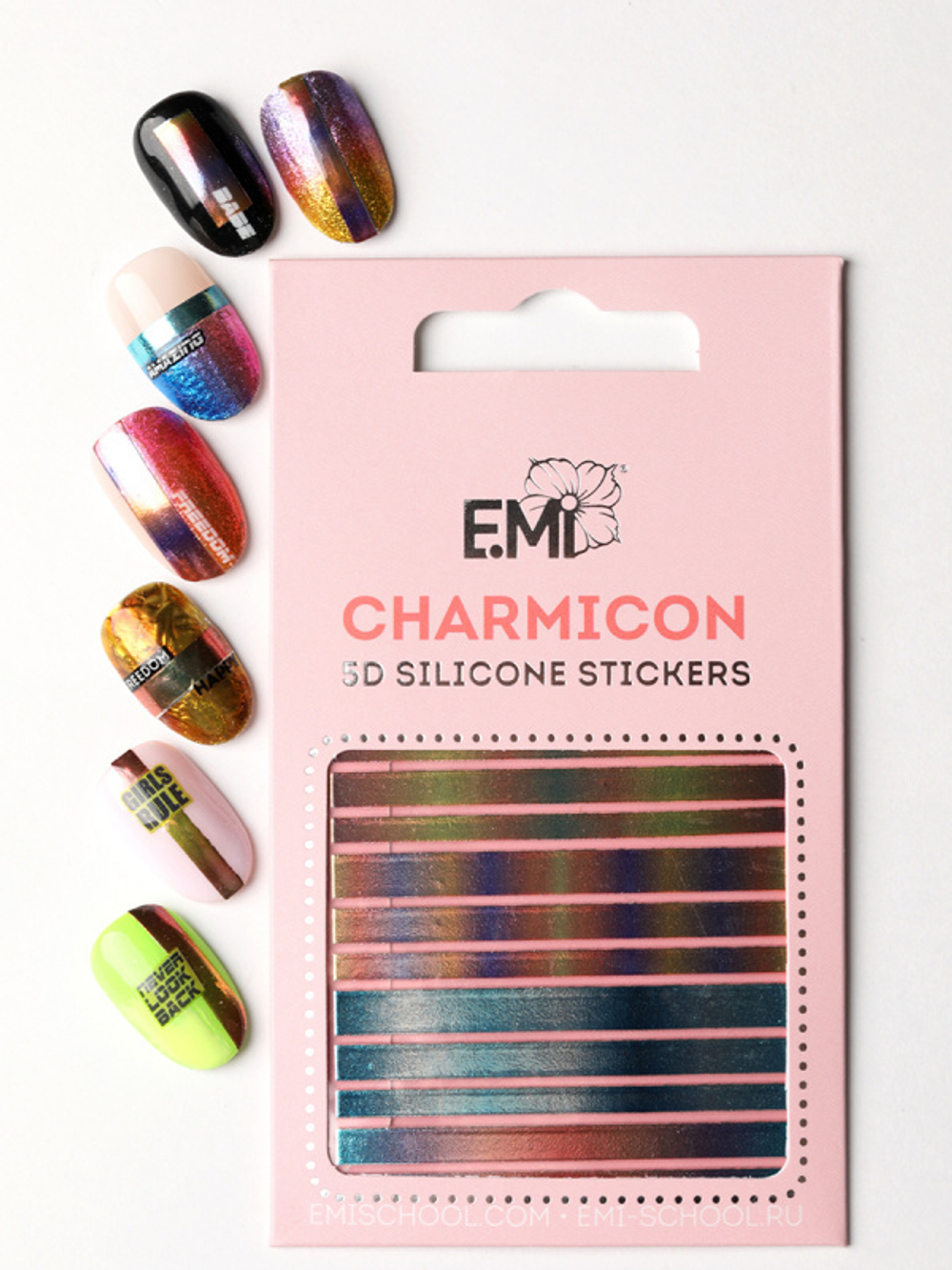 Charmicon 3D Silicone Stickers №102 Линии