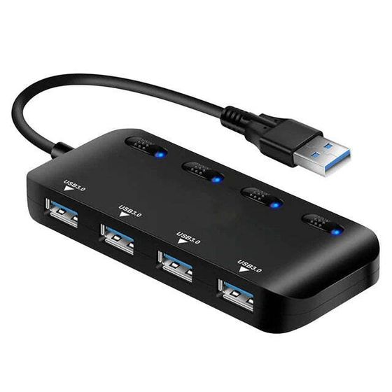 OEM USB-концентратор USB 3.0, разъемов: 4