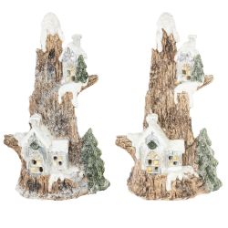 GAEM Фигурка декоративная "Домик" с подсветкой (LR44x2,прилаг) , L1, L12 W9 H20 см, 2в.