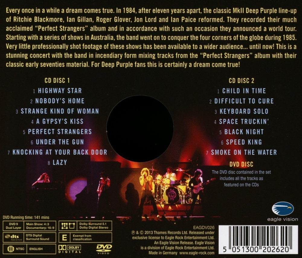 Deep Purple / Perfect Strangers Live (2CD+DVD)