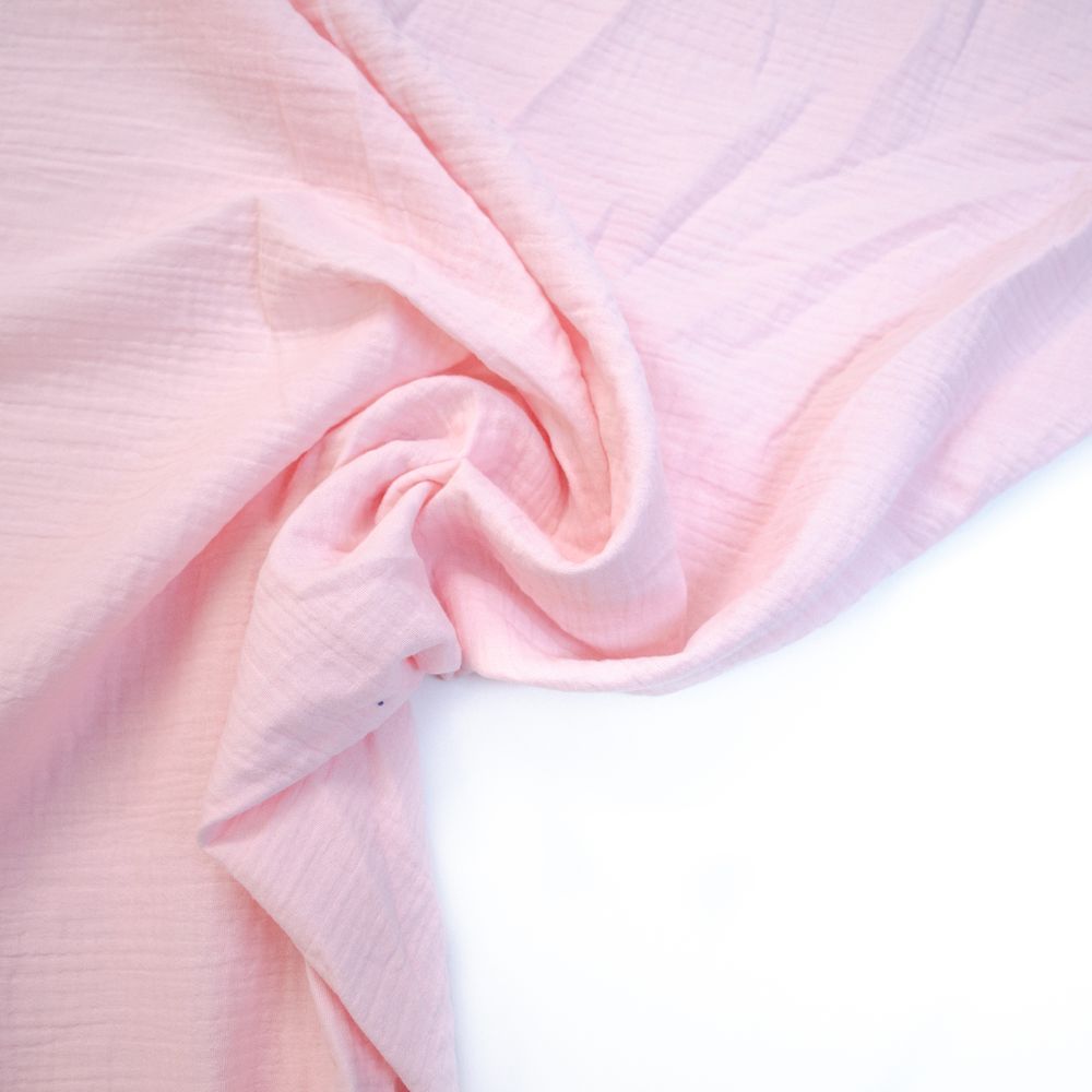 Муслин двухслойный «Бледно-розовый»