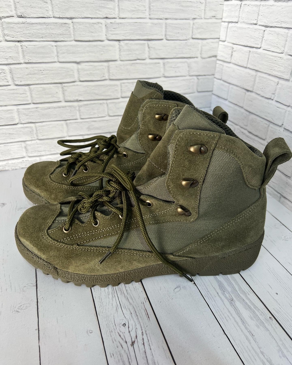 Ботинки Frog / весна-лето / олива