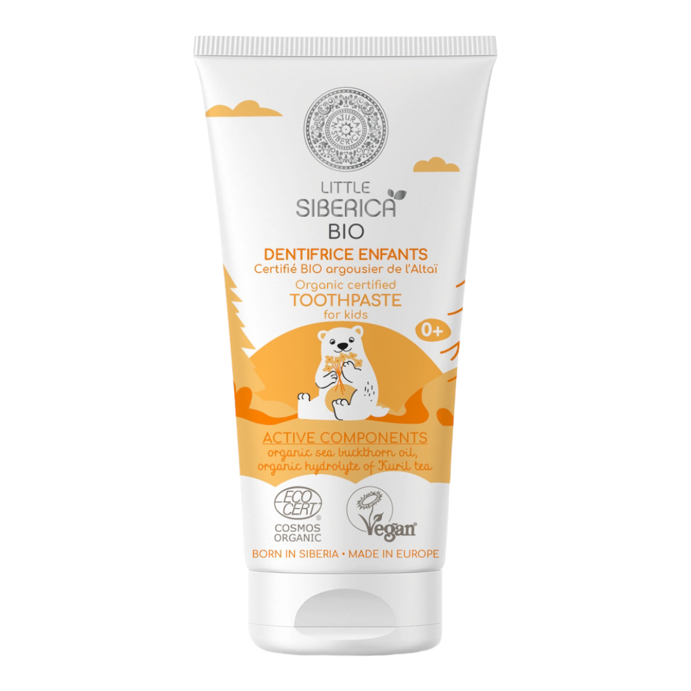 Детская зубная паста "Алтайская облепиха", 60мл (Little Siberica)