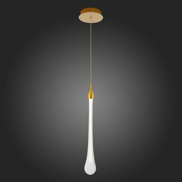 SL6103.203.01 Подвес ST-Luce Золотистый/Прозрачный LED 1*3W 4000K Faenza