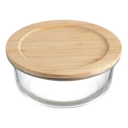 Контейнер для запекания и хранения Eco Store с крышкой из бамбука, 950 мл