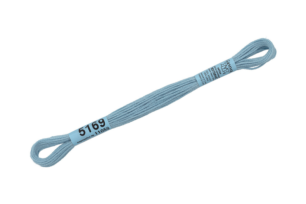 Мулине  "Gamma", 100% хлопок, 8 м, №5169