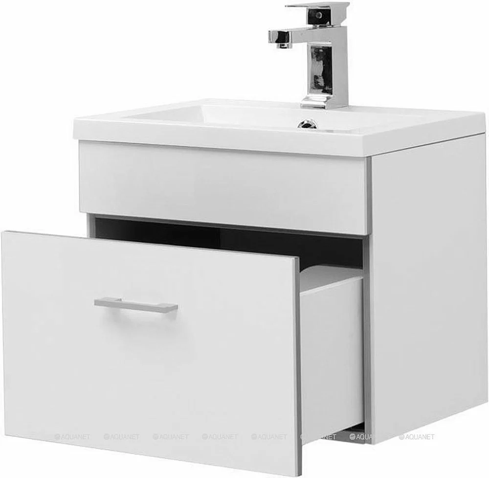Тумба с раковиной Aquanet Верона 207765 50 белый