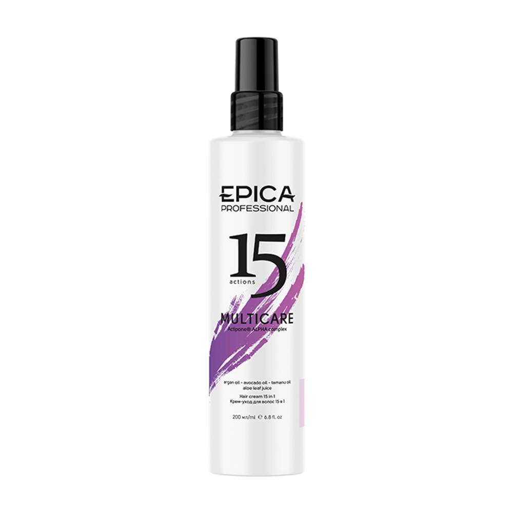 EPICA Professional Multi Care 15 в 1 Несмываемый крем-уход с комплексом Actipone® ALPHA, 200 мл