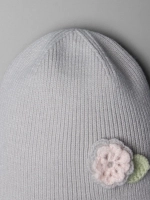 Шапка-чепчик для девочек на осень