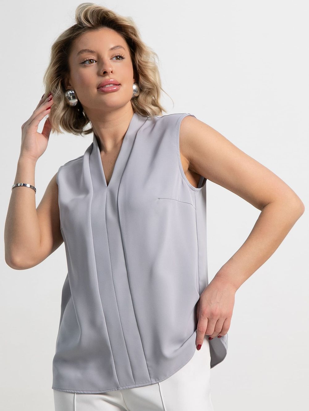 Блуза Камирэн (жемчужная) Б15303-46М LT Collection