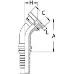 Фитинг DN 50 SFL 2 71.4 (45)