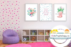 Коллекция из 6 весенних постеров