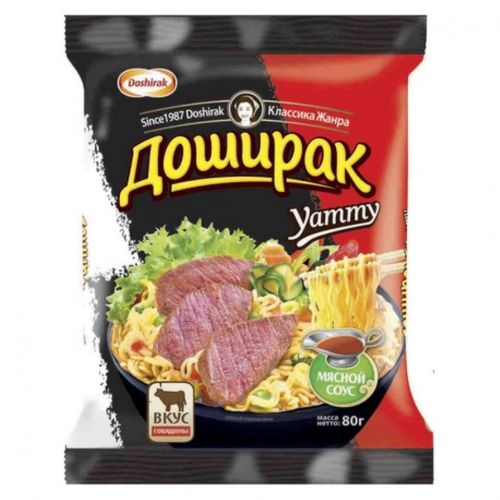 Лапша Доширак Yammy Говядина 80 г