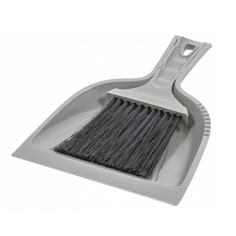 Комплект щетка-сметка "Etna" с совком, 225мм (серый)