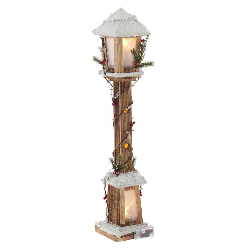 GAEM Изделие декоративное "Фонарь" c подсветкой (2хАА, н/п), L17,5 W17,5 H84 см, 2в.