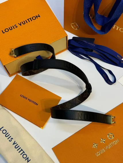 Ремень Louis Vuitton Serrures чёрный