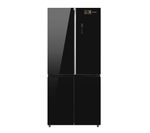 Холодильник (Side-by-Side) Weissgauff WCD 590 NoFrost Inverter Premium EcoFresh Dark Grey Glass (q)