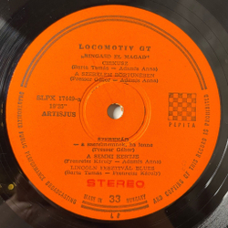 Винтажная виниловая пластинка LP Locomotiv GT Ringasd El Magad (Венгрия 1972)