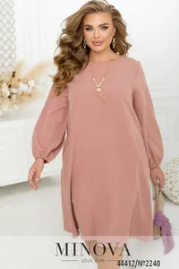 Платье 2240-розовый Minova