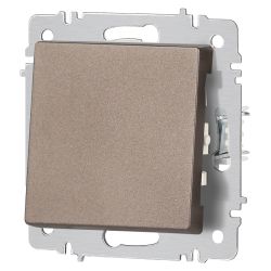 Переключатель Intro Accent 6-103-08 , 10А-250В, IP20, СУ, AL/CU, бронза | Intro