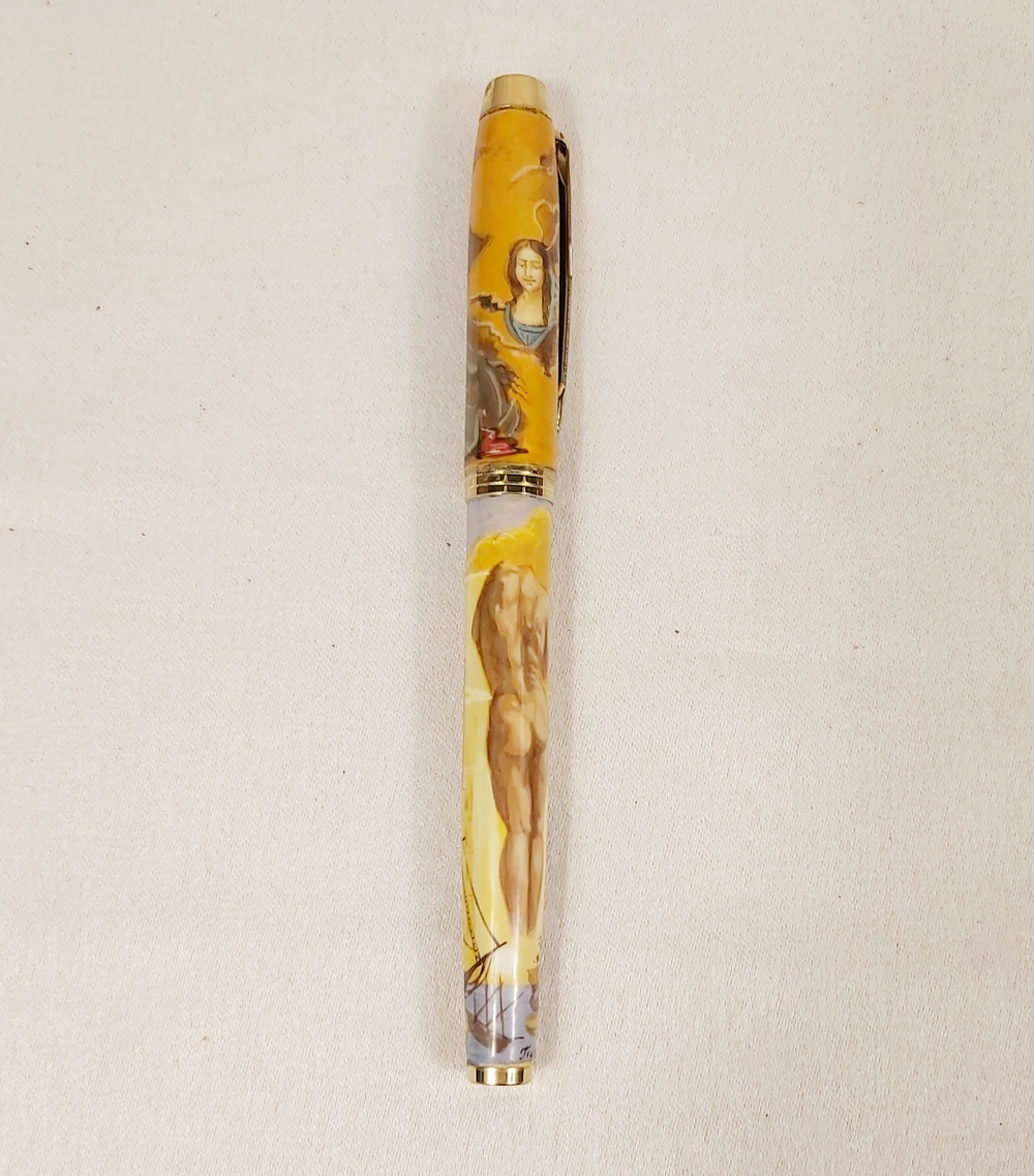Коллекционная ручка Parker с ручной росписью Палех "по мотивам Дали"