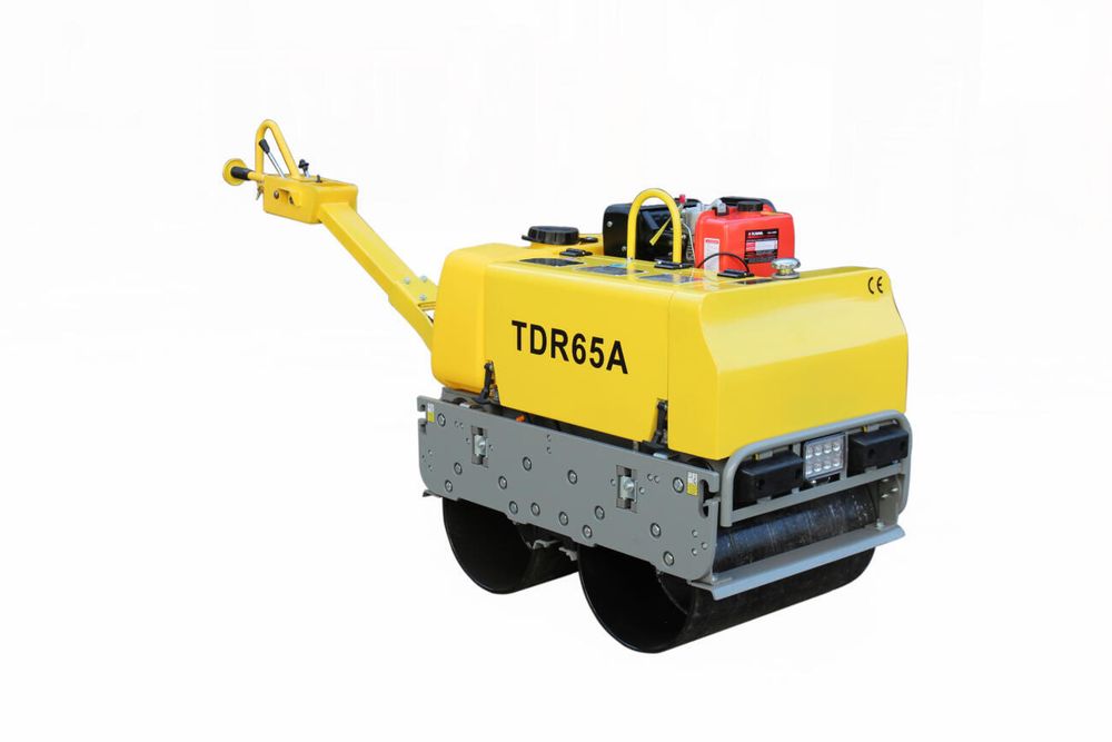 Ручной двухвальцовый дизельный каток KOMAN TDR65A  - [718 кг / Kipor KM186F]
