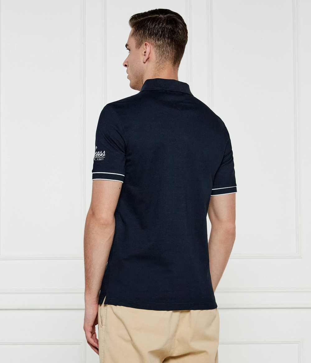 Поло LYLE GUESS - темно-синий(M4BP60 K7O64)