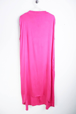 Платье длинное сочного цвета, визуально на 44/46 размер