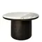 Журнальный столик SC-12, Ø60х35 см, мрамор, дерево