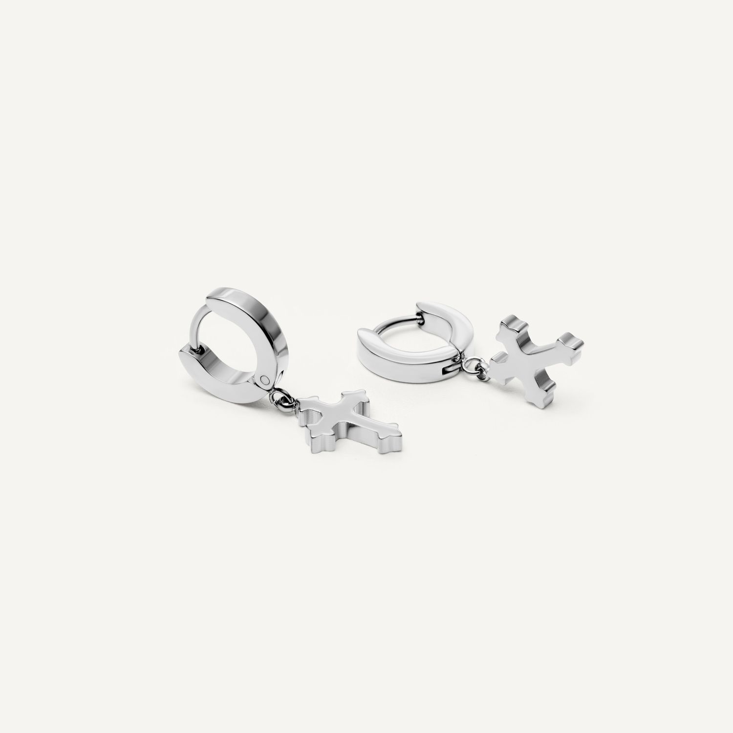 Серьги Ortho Cross Earrings – Silver