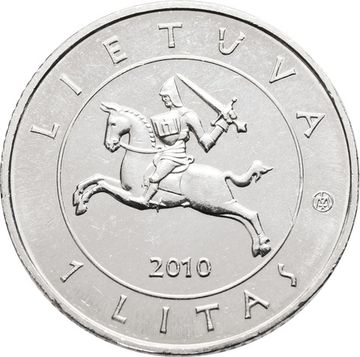 1 лит 2010 Литва «600 лет Грюнвальдской битве»