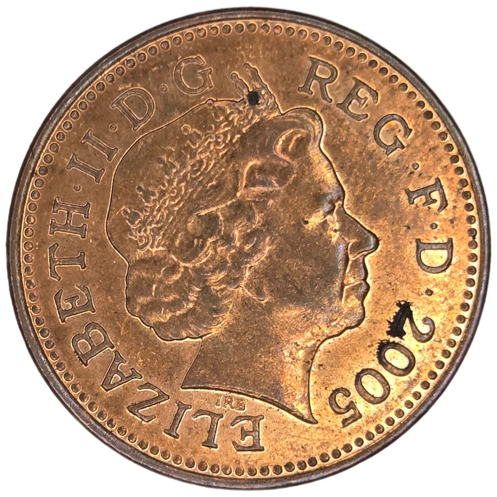 United Kingdom, 1 Penny - Elizabeth II (4th Portrait), 2005, XF