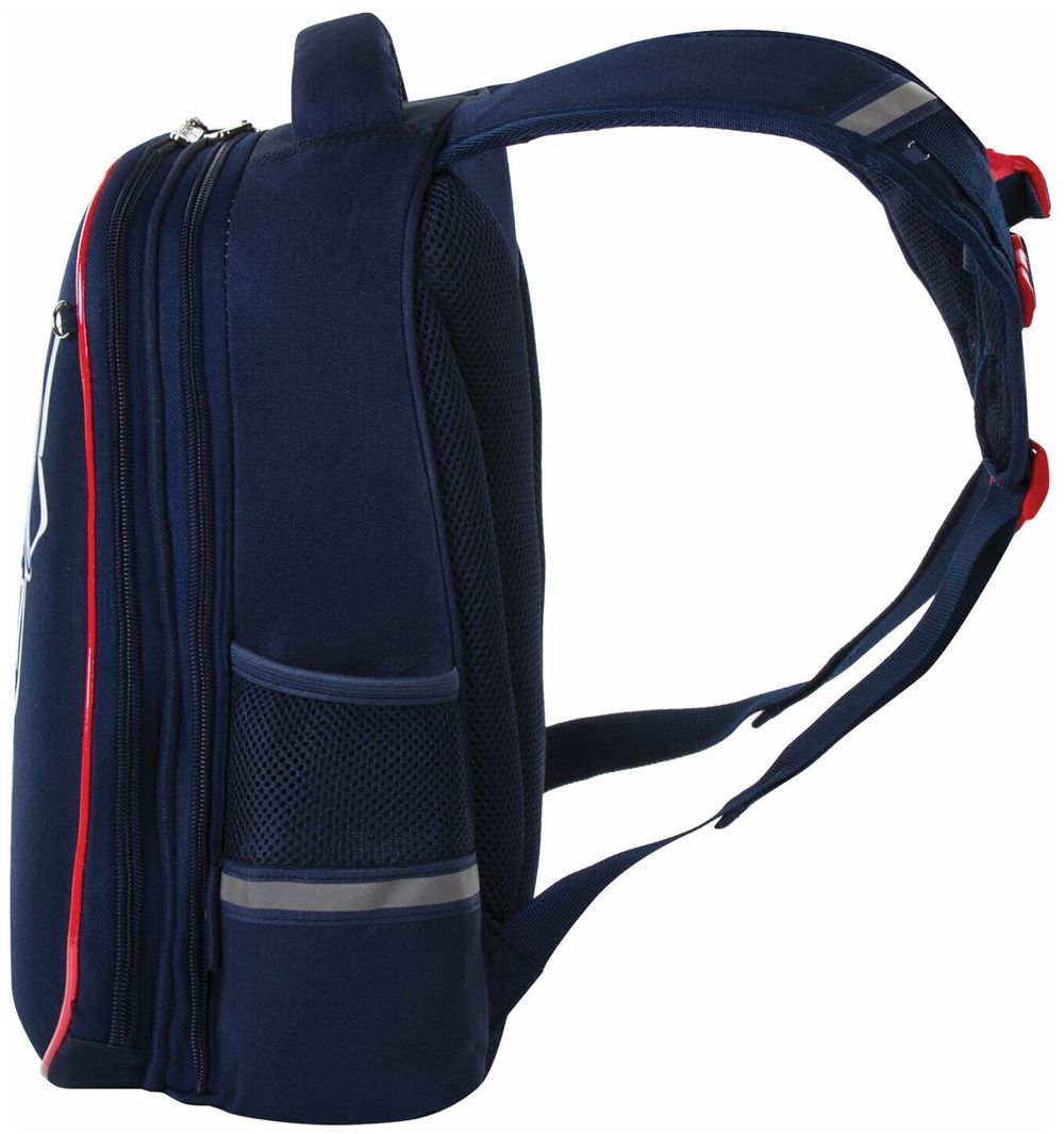 Ранец ЮНЛАНДИЯ LIGHT, 2 отделения, "Sneakers", 38х29х16 см, 228793