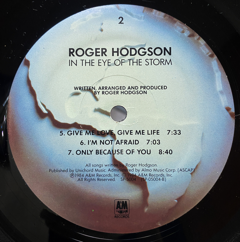 Roger Hodgson / In The Eye Of The Storm (LP)