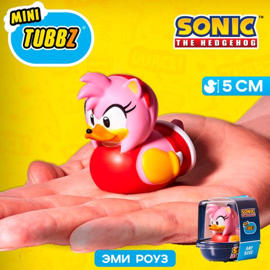 Фигурка-утка Tubbz Sonic the Hedgehog Amy Rose (Mini) / Фигурка-утка Туббз по мотивам игр о Сонике Эми Роуз (мини)