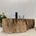 Раковина из окаменелого дерева OD-62488 54*39*15